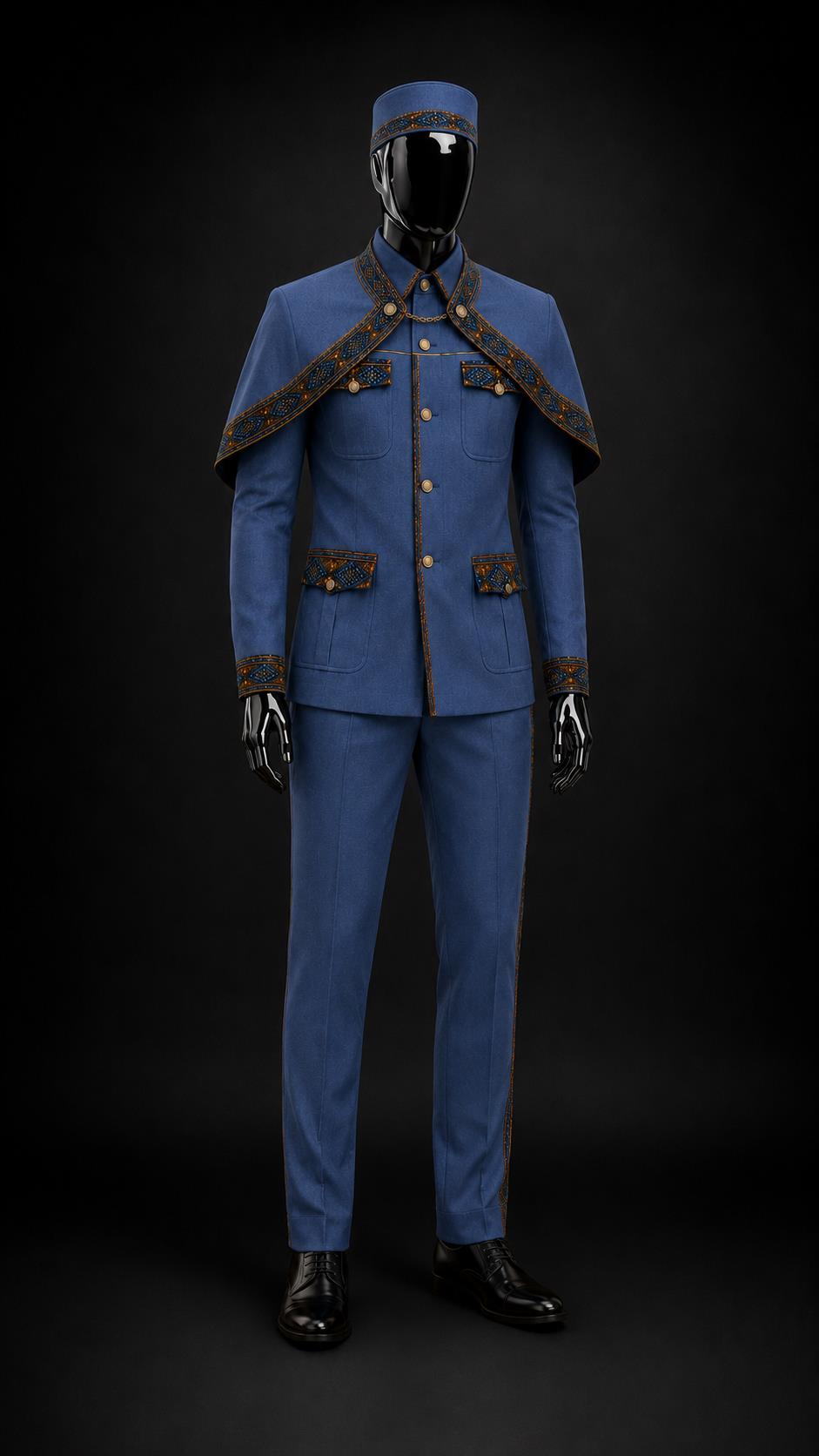 Pishon Blue Man Design No. 11
